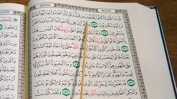 تعلیم القران الكریم سورة الانعام ربع ۲ بەشێوەی فێرکاری تعلیم القران حرف حرف