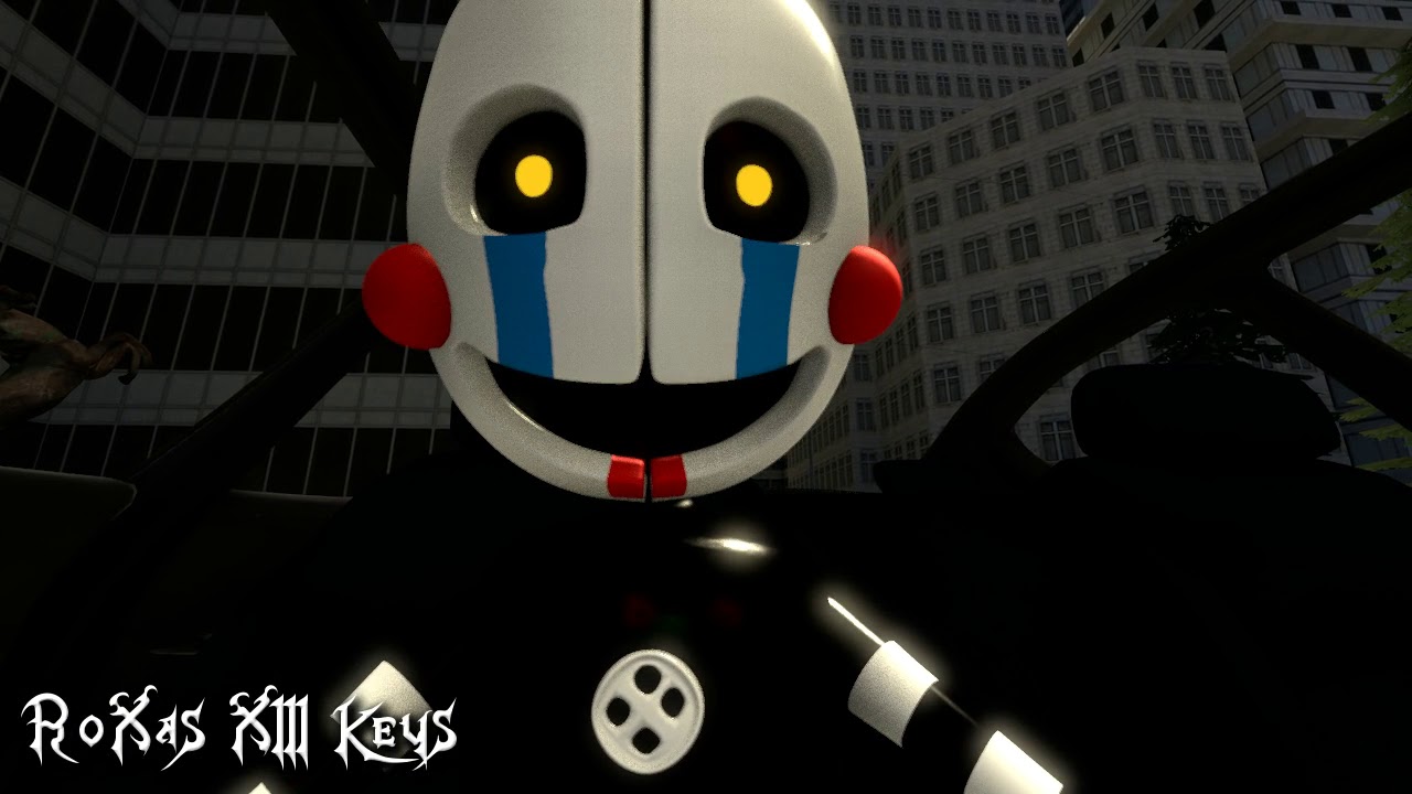 [SFM/FNaF/TheHottest Dog] Security Puppet trapped in a car with Puppet