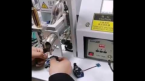 HY-H06 pedal semi-auto pcb connector soldering machine