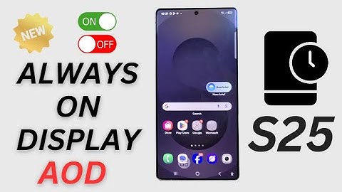 🌙 How to Enable or Disable Always On Display on Samsung Galaxy S25/S25+/Ultra (Full Guide!)