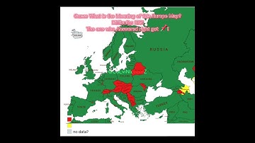 Guess What is the Meaning of this Europe Map? #CaLviNicholaZ #shorts