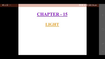 Class 7th  ch.15.Light   part   1