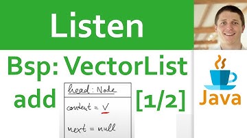 💻 JAVA | Listen 05 - einfach verkettete Liste: VectorList mit Operation add [1/2] (Aufgabenstellung)