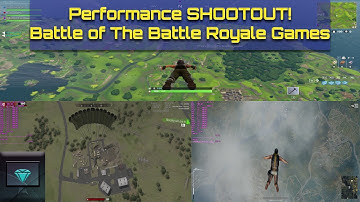 Performance Shootout! | Battle of the Battle Royale Games Part 1 (PUBG, H1Z1, Fortnite BR)