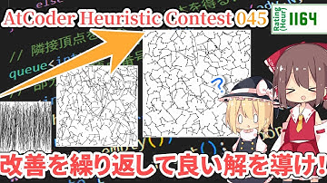 【競技プログラミング】"ヒューリスティックコンテスト"に参加してみた！#1【ゆっくり実況(?)】