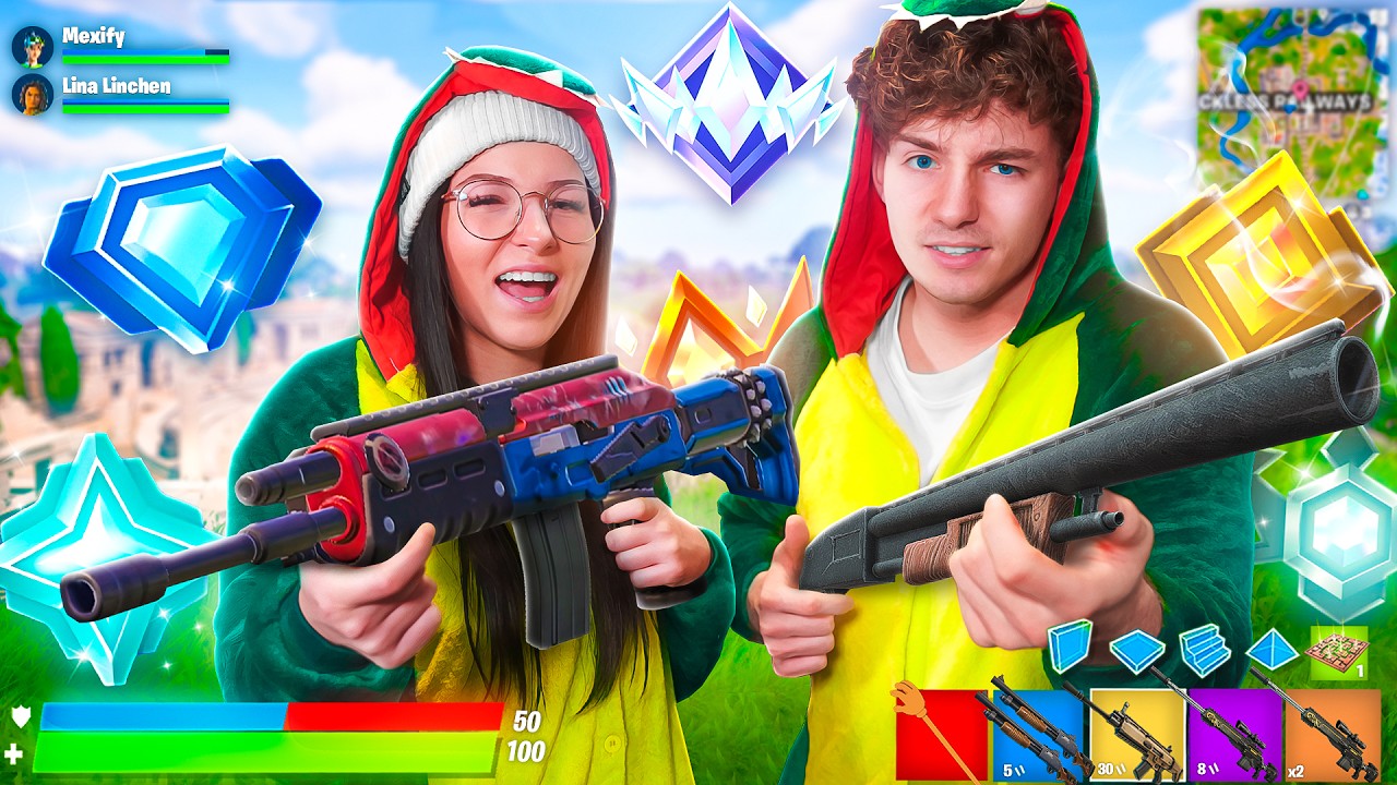 Mexifys KLEINE SCHWESTER spielt FORTNITE RANKED zum ERSTEN MAL! 😳😂