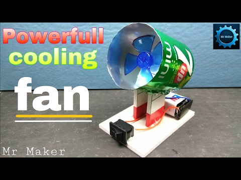 DIY Air Cooling Fan - [ How To Make ]