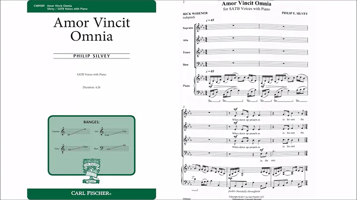 Amor Vincit Omnia (CM9509) by Philip E. Silvey
