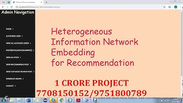 Heterogeneous Information Network Embedding for Recommendation -  1Crore Projects