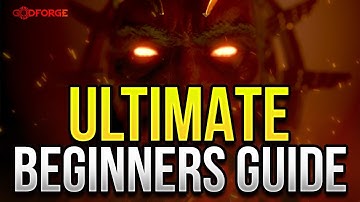 BEST WAYS TO PROGRESS IN GODFORGE ALPHA! | Fateless Games