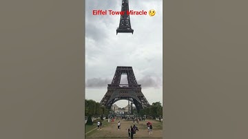 Eiffel Tower Miracle 🙂 #shorts