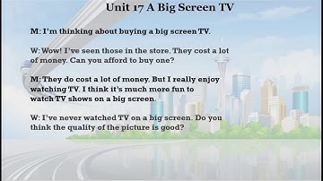 Luyện nghe tiếng anh theo cấp độ (  Unit 17- Level 1/4 )