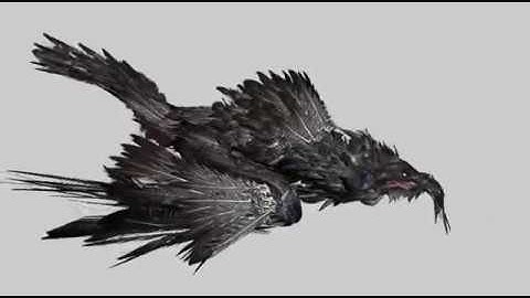 SKYRIM Custom Dragon + animations  (.c4d)