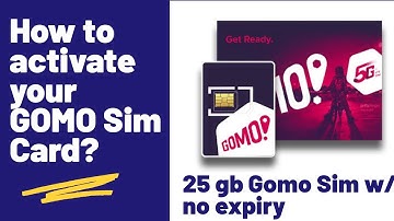 How to activate your GOMO Sim Card? I Easy Step-by-step tutorial I 2020 #GOMO