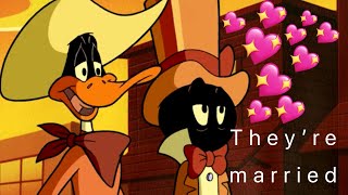 Daffy and Marvin being too gay to each other for 5 minutes