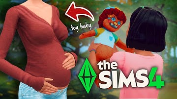 my sim got pregnant by her IMAGINARY FRIEND!?!🍼 | Sims 4 Adventure Awaits