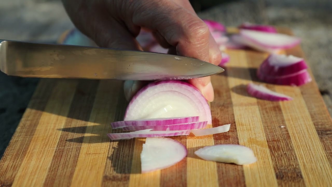 Onion Chopping Onion Chopping Satisfying Sound YouTube