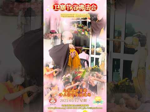 [回顾] 2025年卫塞节浴佛暨念佛法会2025/05/12｜净本法师、净平法师主法｜马来西亚首都吉隆坡道场｜南無阿彌陀佛