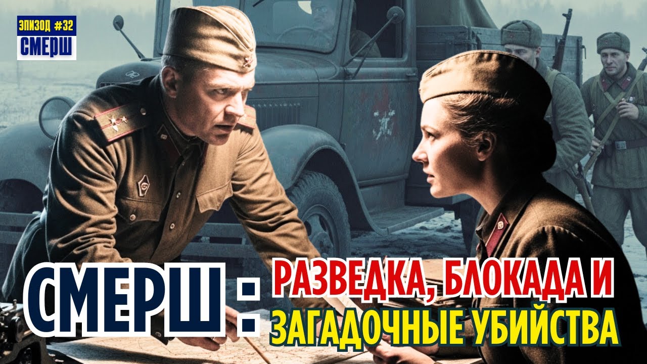 ЛЕНИНГРАД: Разведчики СМЕРШ против врага | СМЕРШ: Драма Разведки | ЭПИЗОД №32