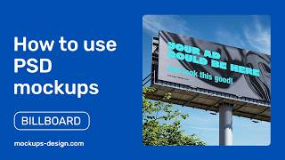 How to Use a Billboard Mockup in Photoshop