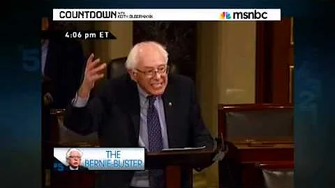 Bernie Sanders' "Berniebuster" Filibuster on Keith...