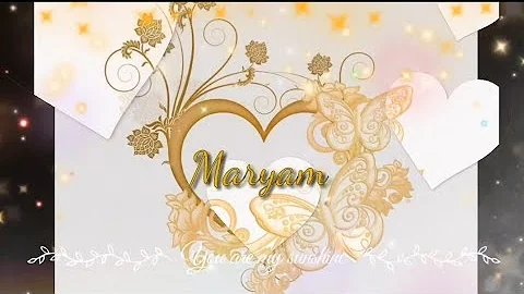 Maryam name status |||@anabiyanoor278