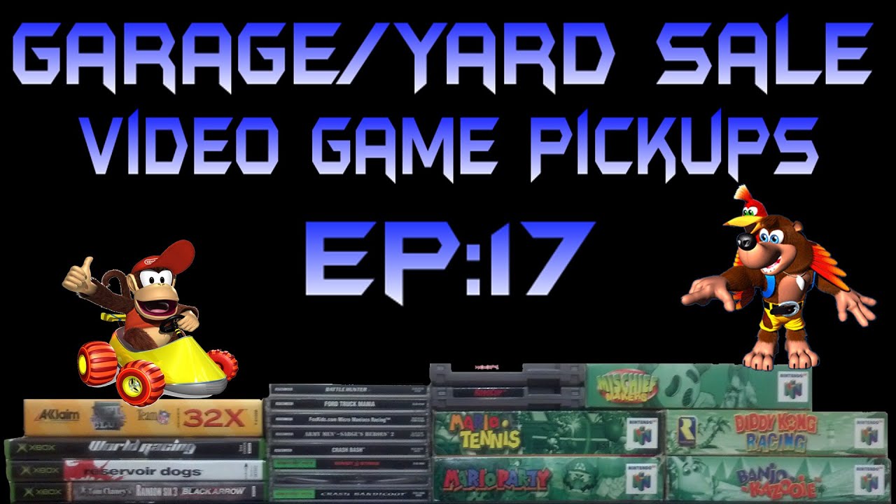 Garage/Yard Sale Video Game Pickups Ep17 YouTube