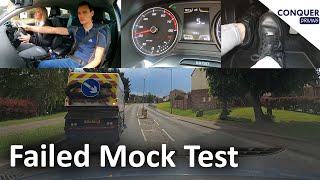 Failed Mock Driving Test UK - 6 reasons
