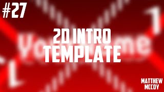 #27 Cool Red 2d Template | Free to use | Sync is garbage - Matthew McCoy (MattDesigns)