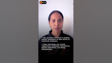 Sql Operators in Telugu