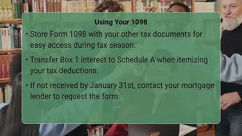 What Is a Mortgage Interest Statement Form 1098?