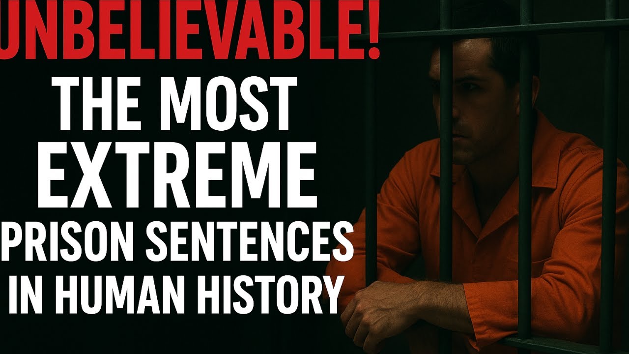 Unbelievable! The Most Extreme Prison Sentences in Human History | Longest Jail Terms Ever