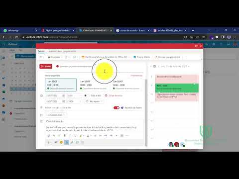 Manejo Básico de Calendario Microsoft Office 365 - UTCH