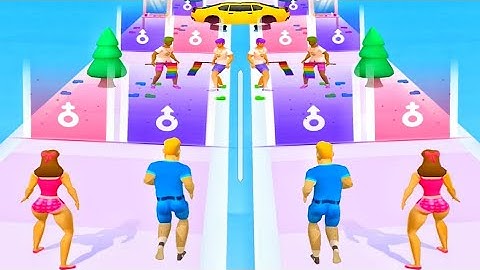 Gender Run Game All Level Android iOS Gameplay