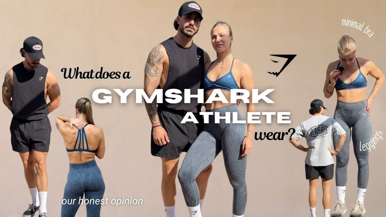 GYMSHARK TRY-ON HAUL | our HONEST opinion and first fitting | *not sponsored*