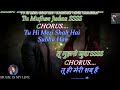 Tu Hi Meri Shab Hai Karaoke With Scrolling Lyrics Eng. & हिंदी Mp3 Song