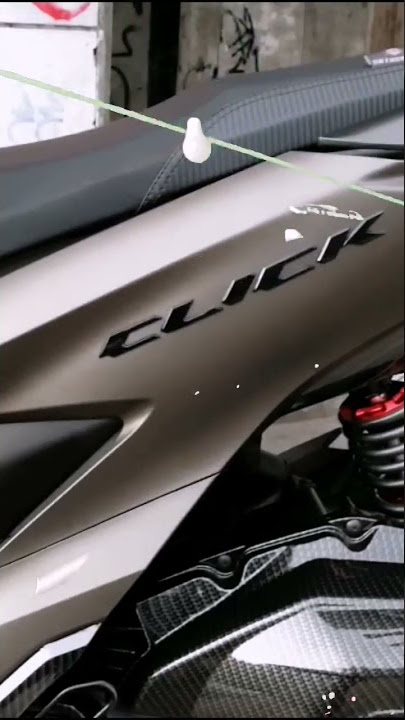 Honda Click 150i GC Emblem Modify #vario150i #Black #hondaclick150i #modified #modifikasi