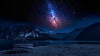 Magic Affair - Omen III (Rene Rodrigezz 2008 Remix) | Starry Night Mountain Lake Visualizer