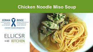 Chicken Noodle Miso Soup