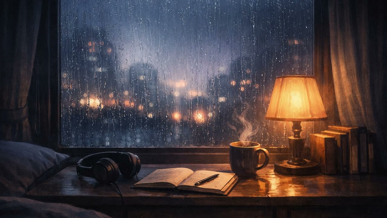 Rainy Night Lo-Fi for Deep Sleep | 1 Hour Relaxing Beats to Fall Asleep