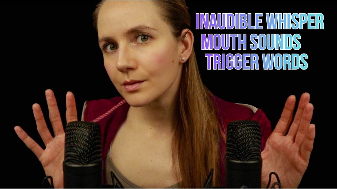ASMR Ear to Ear Close Up Inaudible Whisper, Mouth Sounds & Trigger Words You Can FEEL