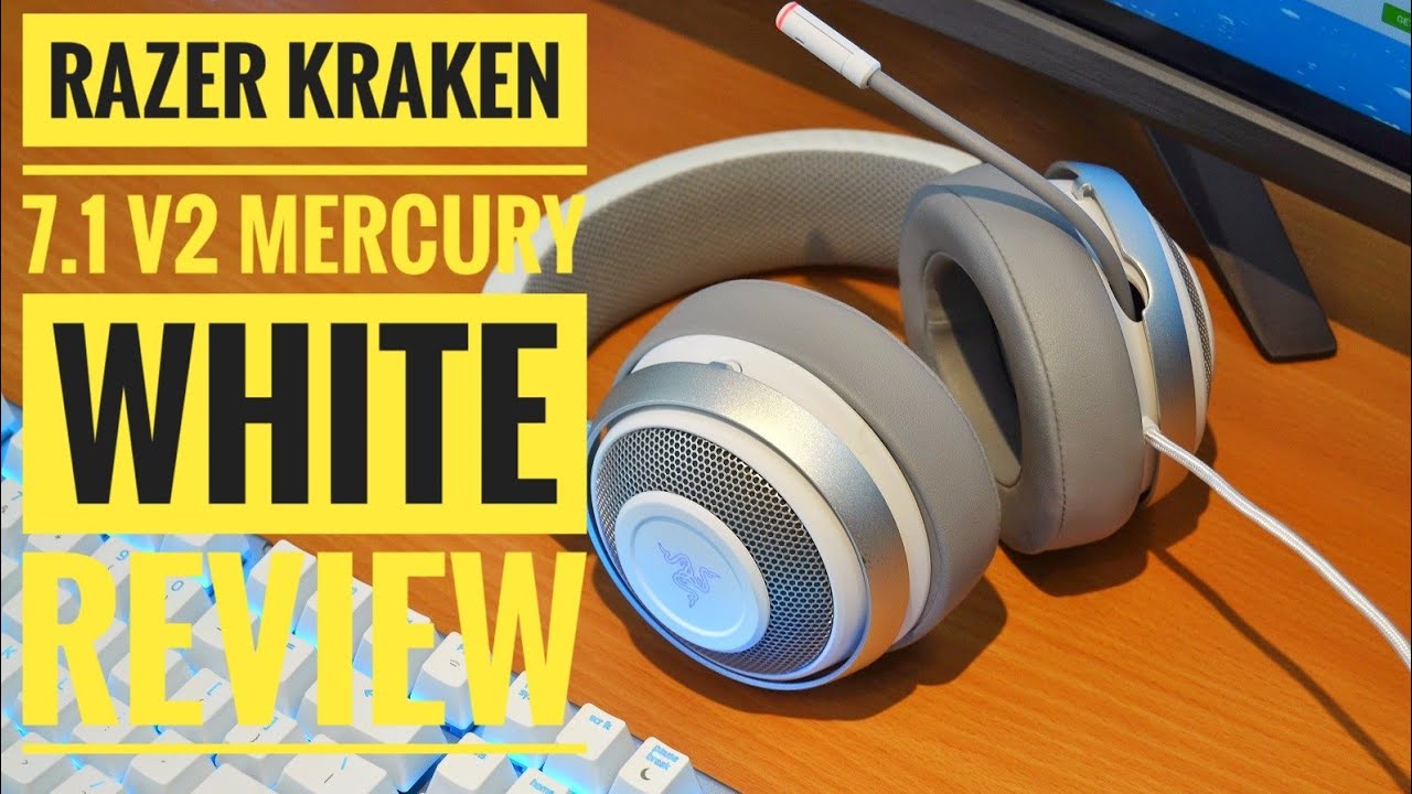 Razer Kraken 7 1 V2 Mercury White Review Youtube