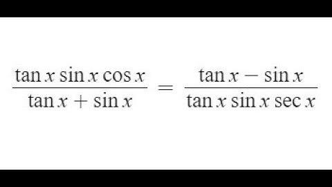 Grade 12 Advanced Functions - Trig Identity Question (ch 7.4)