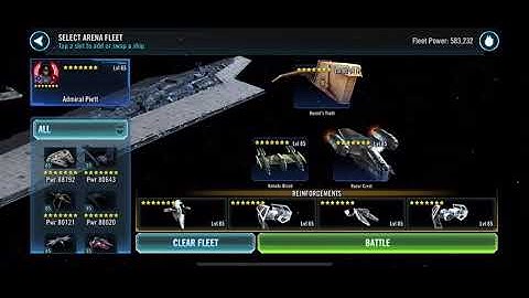 7* Executor Mirror (opponent R8 Bam & R8 Bossk)