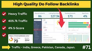 High DA PA Do Follow Backlink Instant Approval | 80+ DR Heavy Traffic Do Follow Backlink | 2024