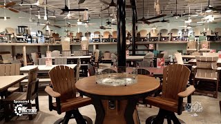 Home & Backyard's Spring Fever:  The Factory:  Lighting Furniture Patio