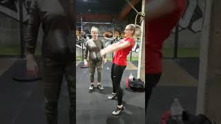 Wod 1 last winter throwdown team SuriSkwats 6000