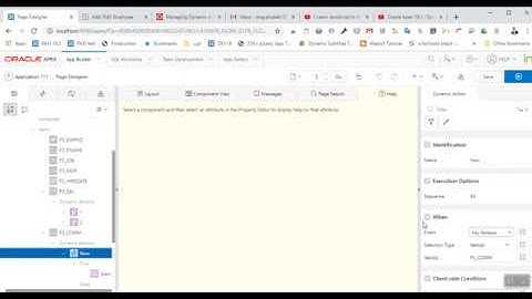 Oracle Apex 19.1 Dynamic Action part 6 ( with english Subtitle )