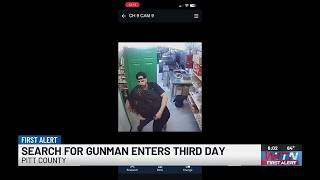 Search for Pitt County gunman enters third day
