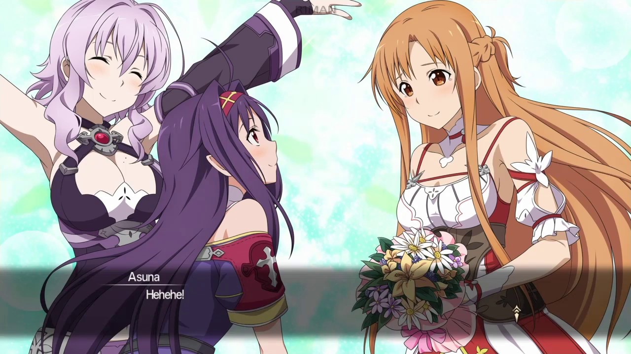Sword Art Online Hollow Realization : Yuuki's Studies Part 4 (Yuuki , Asuna , Strea)